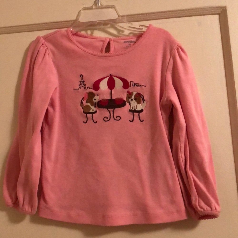 Gymboree “Puppies in Paris” long-sleeved t-shirt
